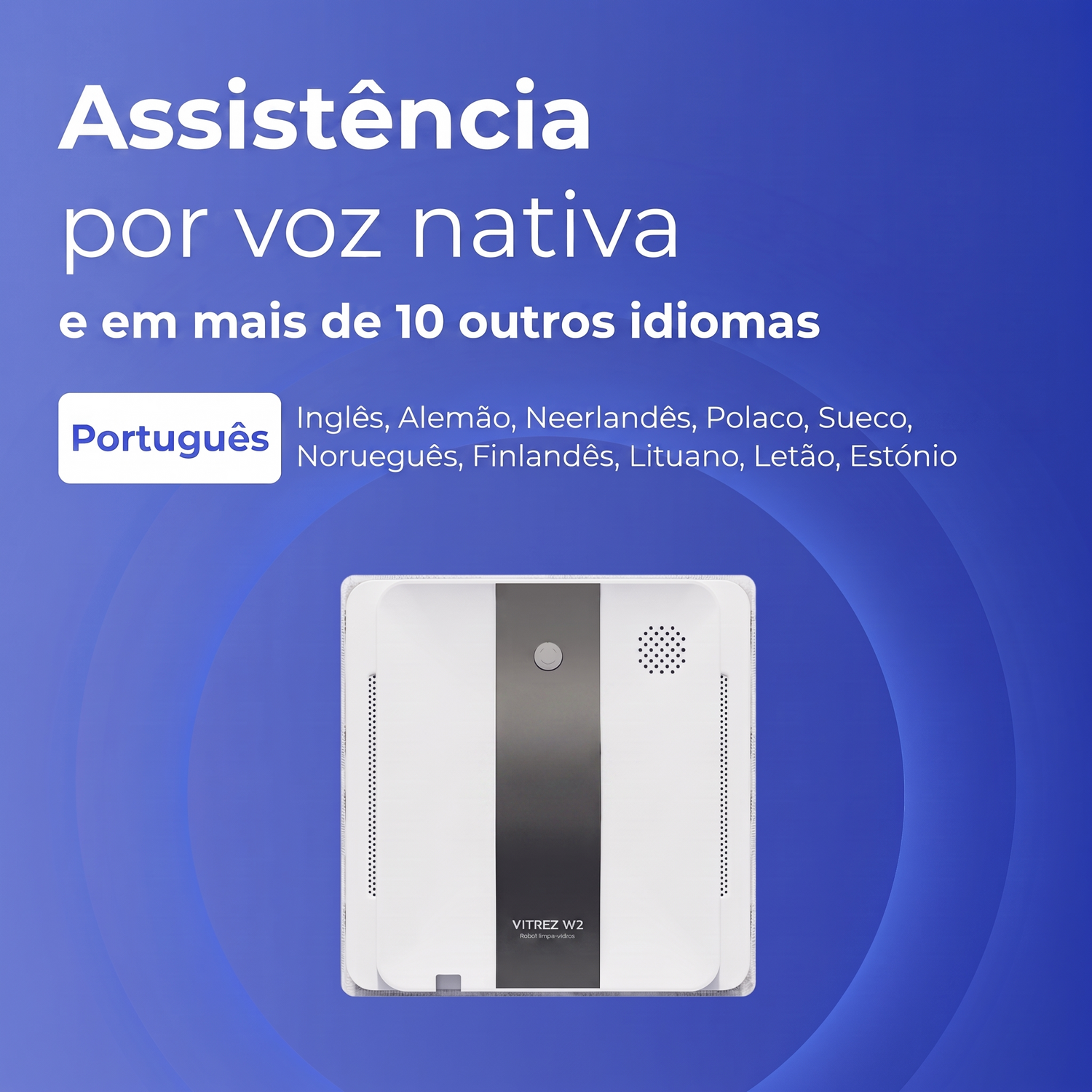 Assistencia por voz nativa em portugues